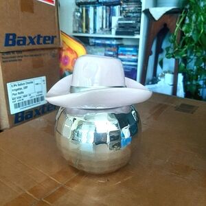 Cowgirl Disco Hat Cookie Jar